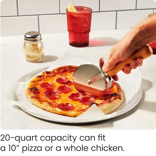 Chefman Dual Function Digital Air Fryer Oven with Temperature Probe, Black