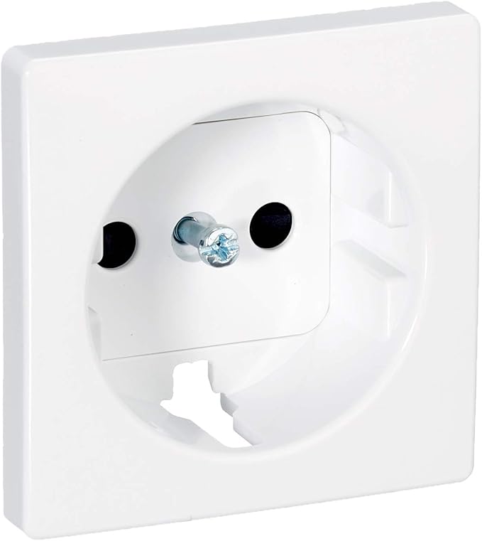 Simon - 82041-30 tapa enchufe schuko s-82 blanco nieve Ref. 6558230231