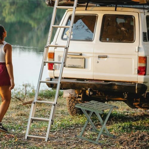 Tabouret pliant de camping léger en aluminium pour randonnée