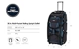 Travelers Club 30" Xpedition Rolling Duffel Bag, Rivera Blue