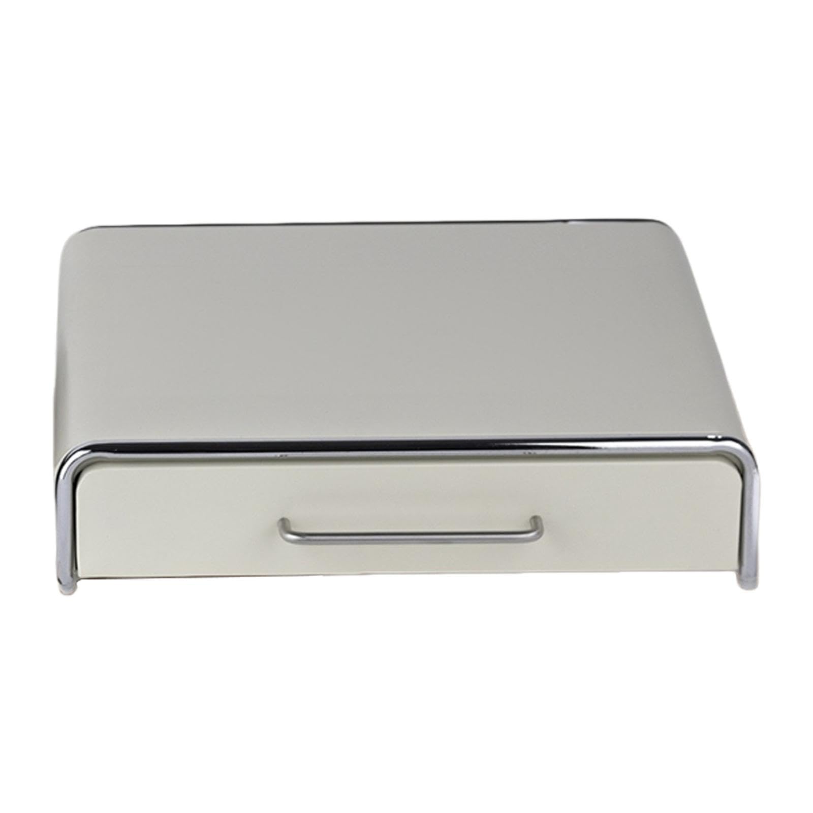 Uchwyt na kapsułki kawy – metalowy dozownik na kapsułki do kawy, solidny organizer kuchenny pasuje do użytku na biurku, beżowy 45 cm x 42 cm x 11 cm – idealny do Nespresso i Dolce Gusto