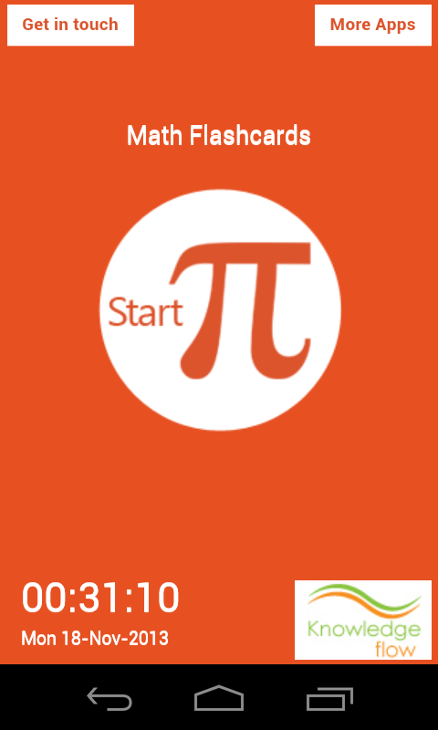 Math Flashcards - App on Amazon Appstore