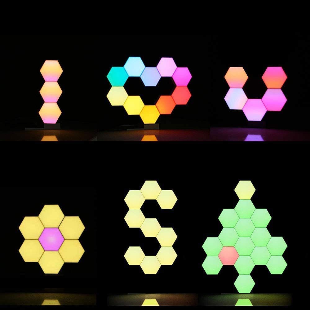 Amazon.co.jp : 7色量子ランプ、LEDウォールランプミニタッチライト