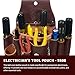 Occidental Leather Electrician’s Tool Pouch - 15 Pockets & Tool Holders - Made in USA