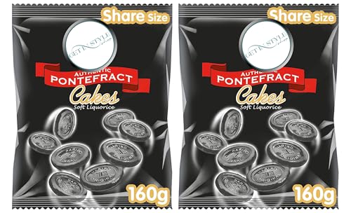 2x 160g Pontefract Cakes Bundled by GetInStyle Shop