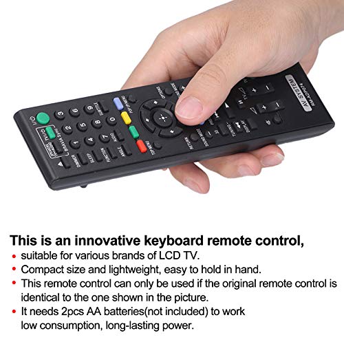 Annadue RM‑ADP074 TV Remote Control Suitable for Various Brands of LCD TVs Replacement ABS Black Durable Compact Universal Controller - Image 2