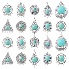 Component Chandelier Turquoise Charms_20 pcs