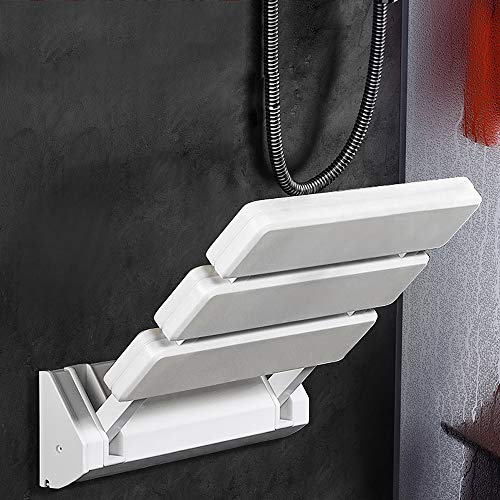 GLIT Tabouret de Douche Mural, Pliant, Charge 120 kg