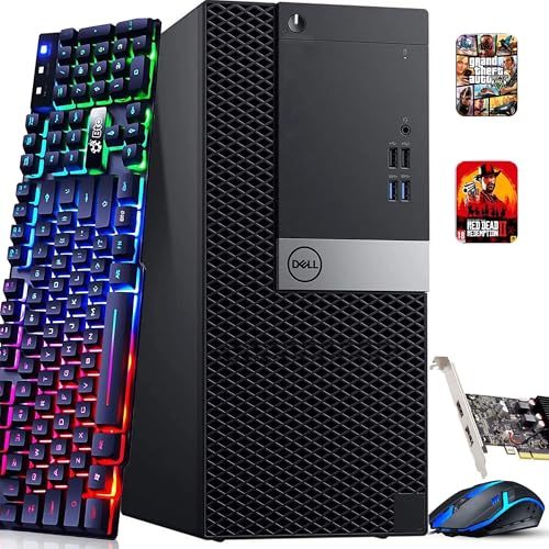 Dell Gaming Tower Desktop PC – Intel Core i5-7500 7th Gen 3.4GHz – 16GB DDR4 RAM – 256GB SSD...