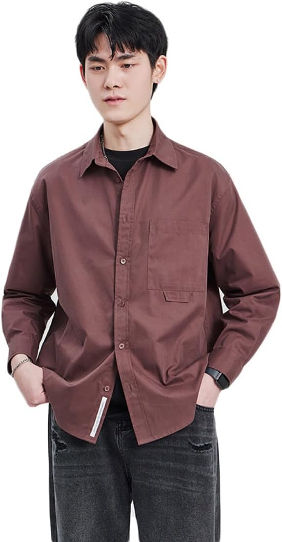 [Donahutt03] シャツ メンズ 長袖 大きいサイズ 春夏服 薄手 カジュアルシャツ ゆったり おしゃれ 爽やか ビッグシャ