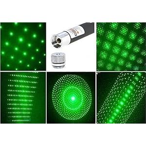 Star Generic Laser Disco Pointer Pen with Adjustable Cap (Green)