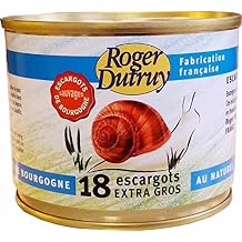 French Escargots - 1.5 dozens, 18 Extra Large Escargots imported from France