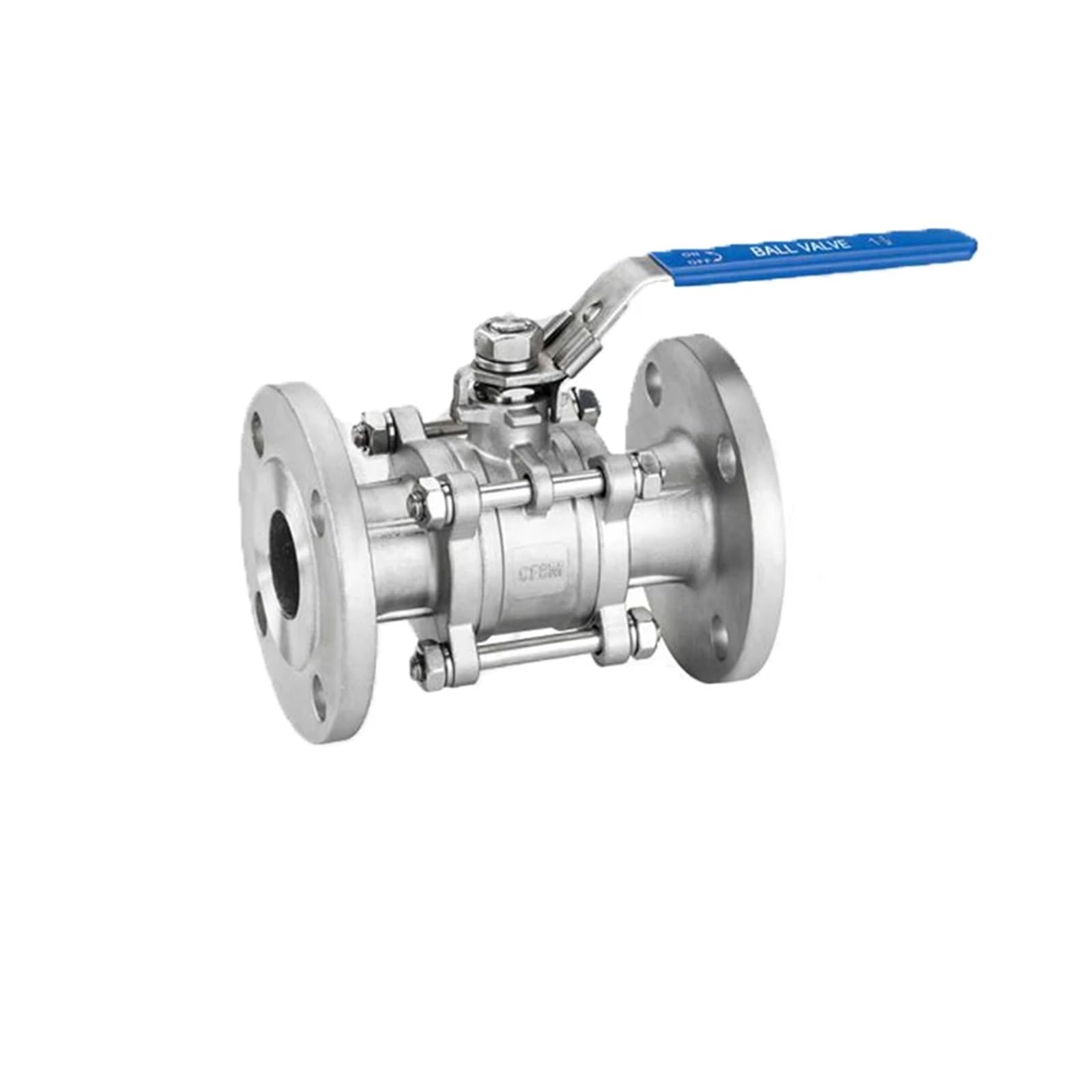 DN40 Stainless Steel 304 Manual Flange Ball Valve 1.6Mpa Flanged Valve
