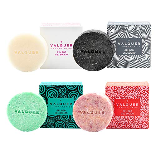 Gel Higienizante Valquer Laboratorios Geles Sólidos, Gel Corporal Sólido, Vegano, Sin Jabón, Sin Plástico, Ecológico, Sin Siliconas, Gel...