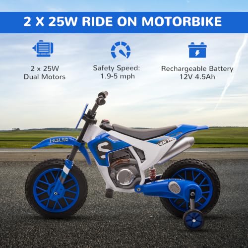 Aosom 12V Kids Motorcycle