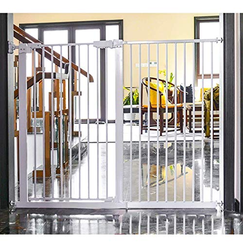ADEIEGE Baby Sicherheitstor Erhöhung Haustier Hund Zaun Innenkatzen Kamin Zaun Kindertreppe Tor Isolation Geländer (Größe: 115-120,9 cm)