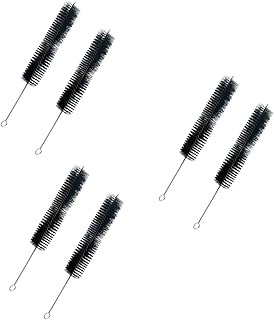 Veemoon Escova Limpa Para Grelhar 6 Peças Escova De Limpeza Para Canudos Limpador De Tubos Escova De Limpeza De Tubos Escova De Limpeza De Grelha Escova De Garrafa Limpador De