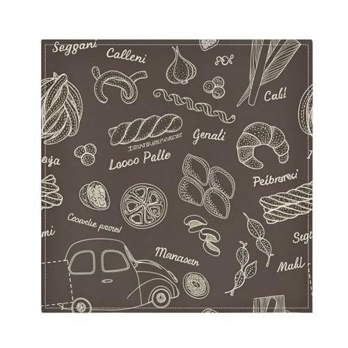 Servilletas de Tela Polyester Square Pack de 4, 20x20 pulgadas miniatura 1