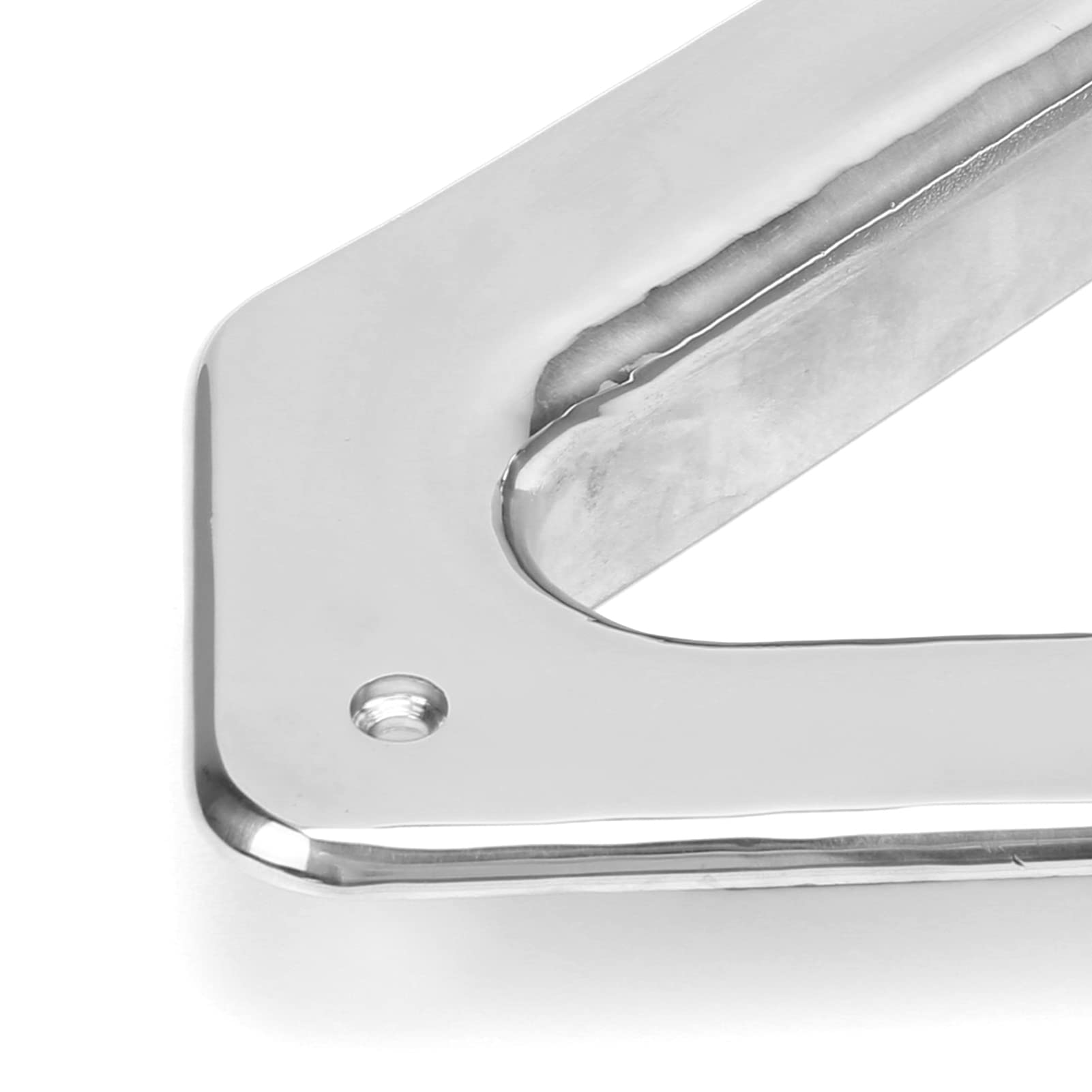 XFSLDOPRW Foro passacavo per Nave in Acciaio Inossidabile per Yacht, Accessorio Hardware Marino, passacavo Triangolare in Acciaio Inossidabile 316 con Copertura Lucida, Anti-Falce per Ponte