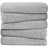Oseamaid グレー 吸水速乾抗菌防臭約60×120cm タオル バー マイ 枚セット 5 大判 バスタオル 53