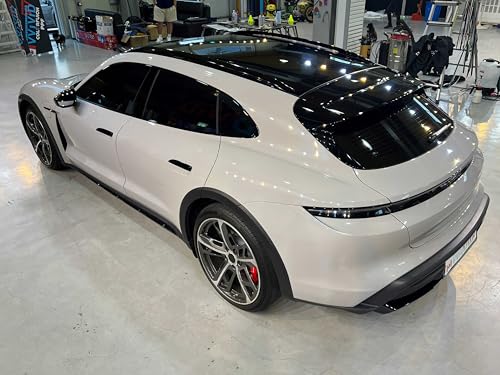 Image of ColorFusion PPF by VViViD, Gloss Chalk Grey Dry Apply PPF Vinyl Car Wrap Roll 1ft x 5ft