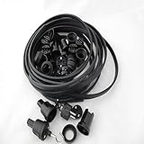 IKu GmbH Illu Lichterketten Bausatz 10 Meter mit 10 Fassungen