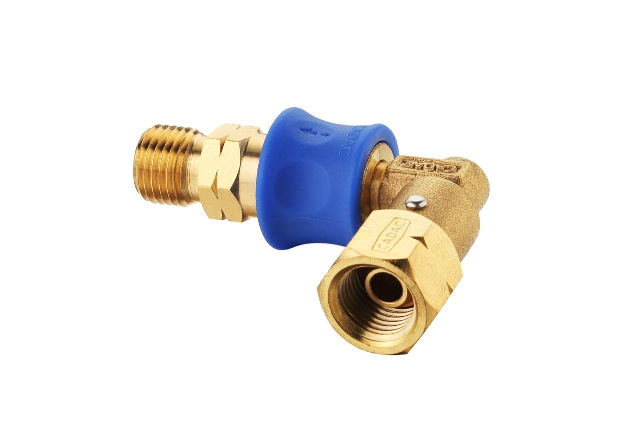 Cadac - Rotating Quick Coupling - Metal - Pressure Regulator and Gas Cartridges - Barbecue Accessories