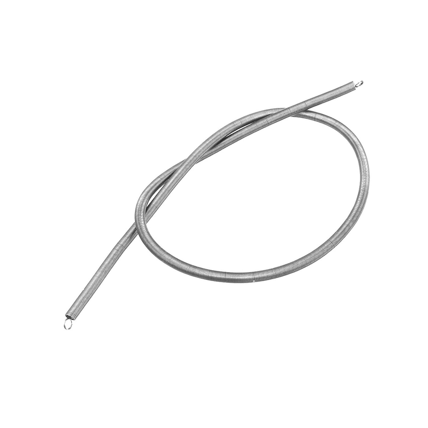 1/2Pcs Extension Spring 0.3mm-0.9mm Wire Diameter 3mm-10mm OD 300mm Free Length Spring Steel Small Dual Hook Coil Tension Spring(0.3x3x300mm 1pcs)