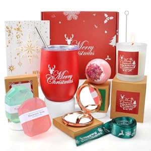 Christmas Gifts for Women, Birthday Gifts Basket for Friends Gifts for Her Girlfriend Sister Mom Unique Gifts Box Soap…