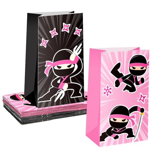 Sacs à bonbons sur le thème du ninja pour emballage cadeau invités