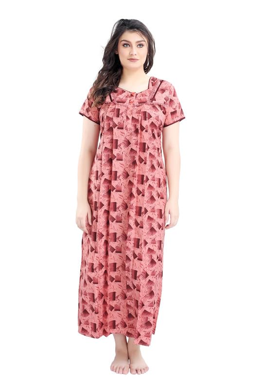 mannat Women's Maternity Feeding Cotton Fabric Nighty |Sleepwear |Nightdress |Female Nightwear DN-N1149C 5 51RYel9Wm5L