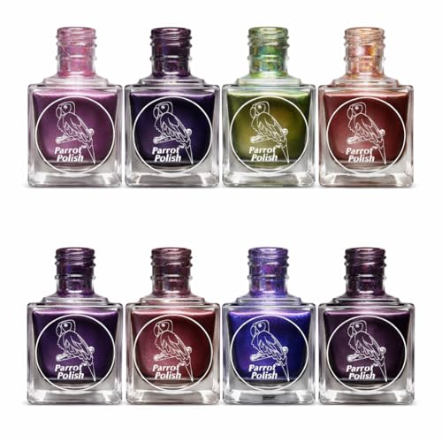 Parrot Polish Multichrome Nail Polish Vampire 8 Collection, Quick Dry