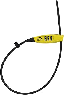 Squire Straplok Combi 10 Combination Bike Lock – Lightweight, Yellow