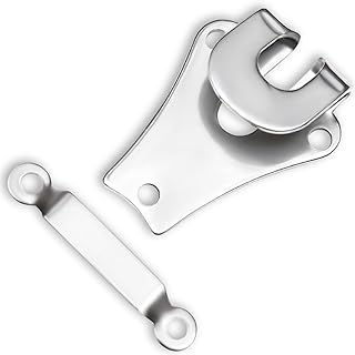 12 Set Heavy-Duty Pant Hook & Eye Nickel Sewing Set Clothig Fixing Tools Hooks and Eyes Closure for Bra Trousers Skirt Dress