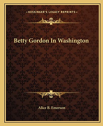 Betty Gordon In Washington