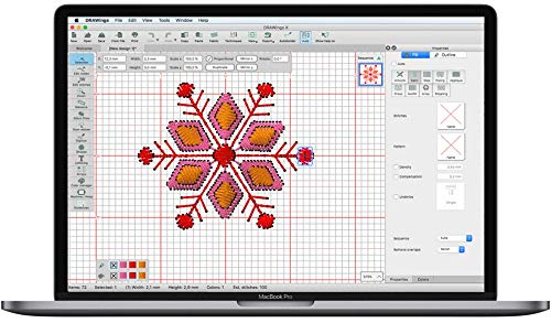 Drawings Pro Xii 12 Embroidery Digitizing And Much More Software - Compatible With Mac And Windows - Works W/Any Embroidery Machine #TOP4
