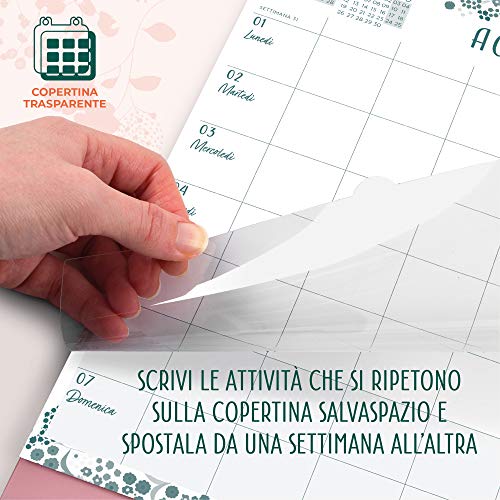 (in Italian) Boxclever Press 'L'Organizza Famiglia' 2021 2022 Calendar. Wall Calendar 2021-2022 with 6 Column Layout… - Image 6