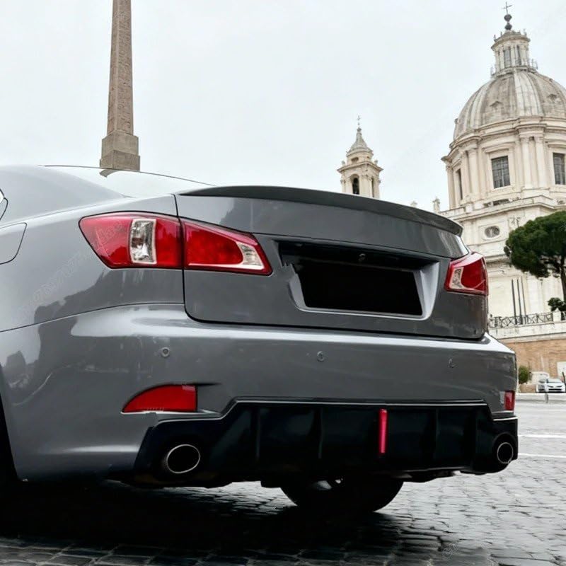 Aleron difusor parachoques trasero Lexus IS250 IS300 IS350 2006-2012 kit modificacion coche divisor 2