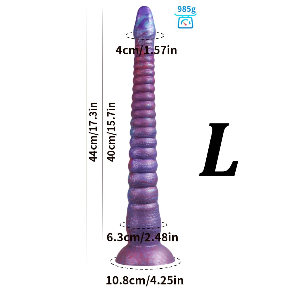 Gienocy 22in ilicone Super Long Tentacle Anal Dildo Butt Plug Strong Suction Cup Realistic Monster Octopus Dildos Anal Vaginal Prostate Massage G-Spot Sex Toys for Beginner Advanced Men Women (S): L