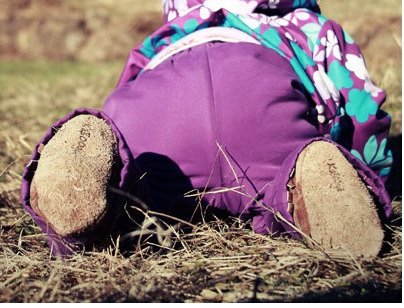 Leather Baby Shoes Moccasins Soft Sole Eco Friendly (0-6 Month 4.25”, Caramel Suede)