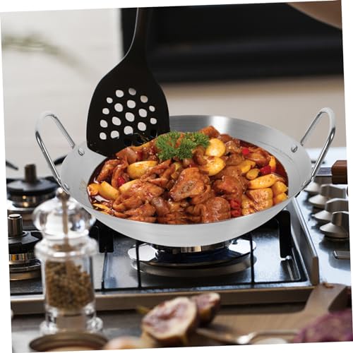 Wok de acero inoxidable MAGICLULU con doble asa miniatura 6