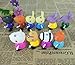 Row_120cc 10 Figuras de Peppa Pig, Juguetes y Amigos, Paquete de Figuras...