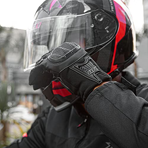 Kit Luva X11 Blackout 2 Com Proteção Com Touchscreen Motociclista + Balaclava (M)
