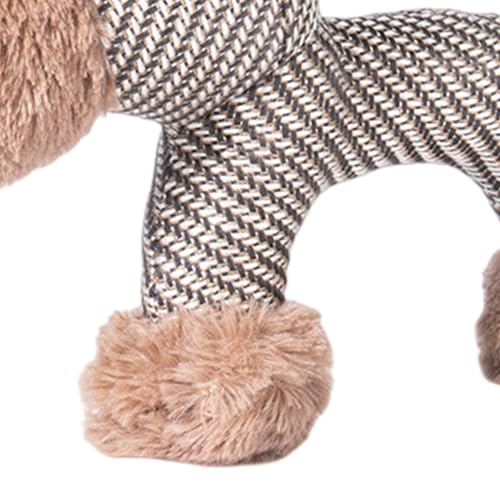 Generico Hundespiel | Kauspielzeug zur Zahnreinigung | Flauschiges Spielzeug für Hunde | Für Aggressive Beißer Welpen | Spielen Im Haus Und Draußen, Weihnachten Und Geburtstag Tier