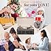 Gueray CD Player with HiFi Stereo Sound Vintage CD Player Bluetooth CD Raido Player with Speakers & FM Radio Retro Support USB & AUX Playback for Audio Books