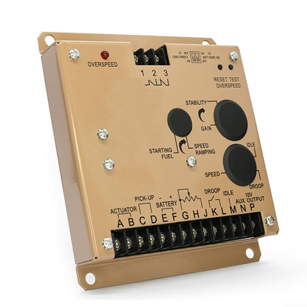 Unità di controllo elettronica del motore del regolatore Esd5570e del generatore diesel con regolamento preciso Meccanismi multipli di protezione e involucro robusto del metallo per le operazioni