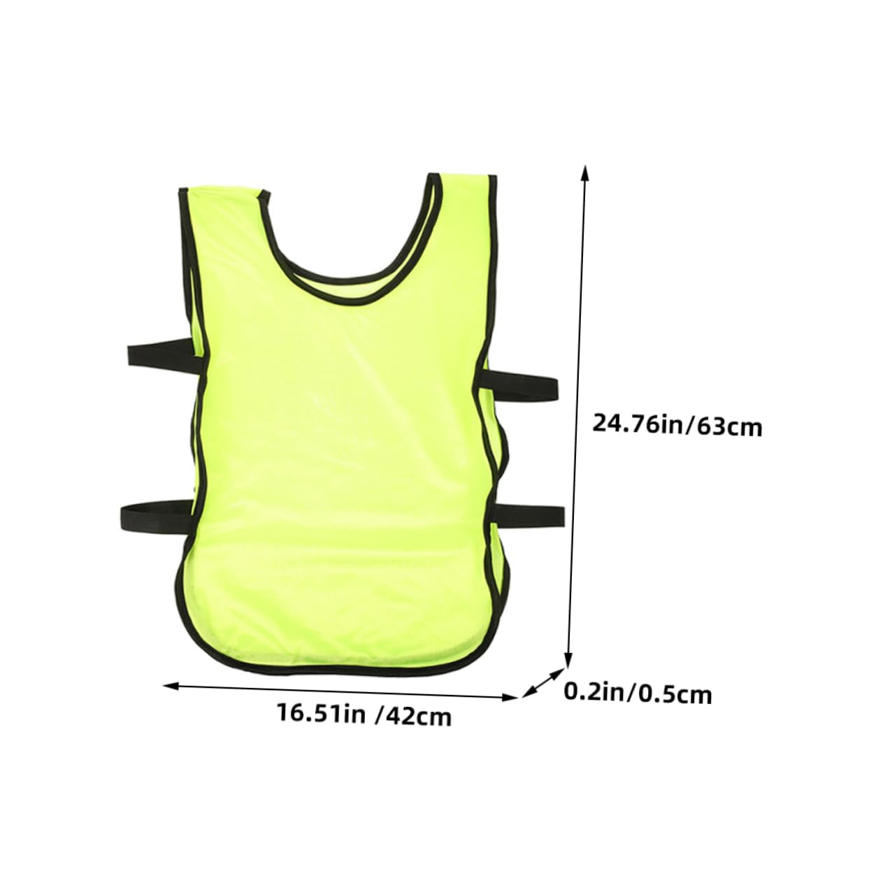 BESPORTBLE Quick-drying Soccer Vest Youth Basketball Lightweight Polyester Reusable Pinnies for Soccer Training