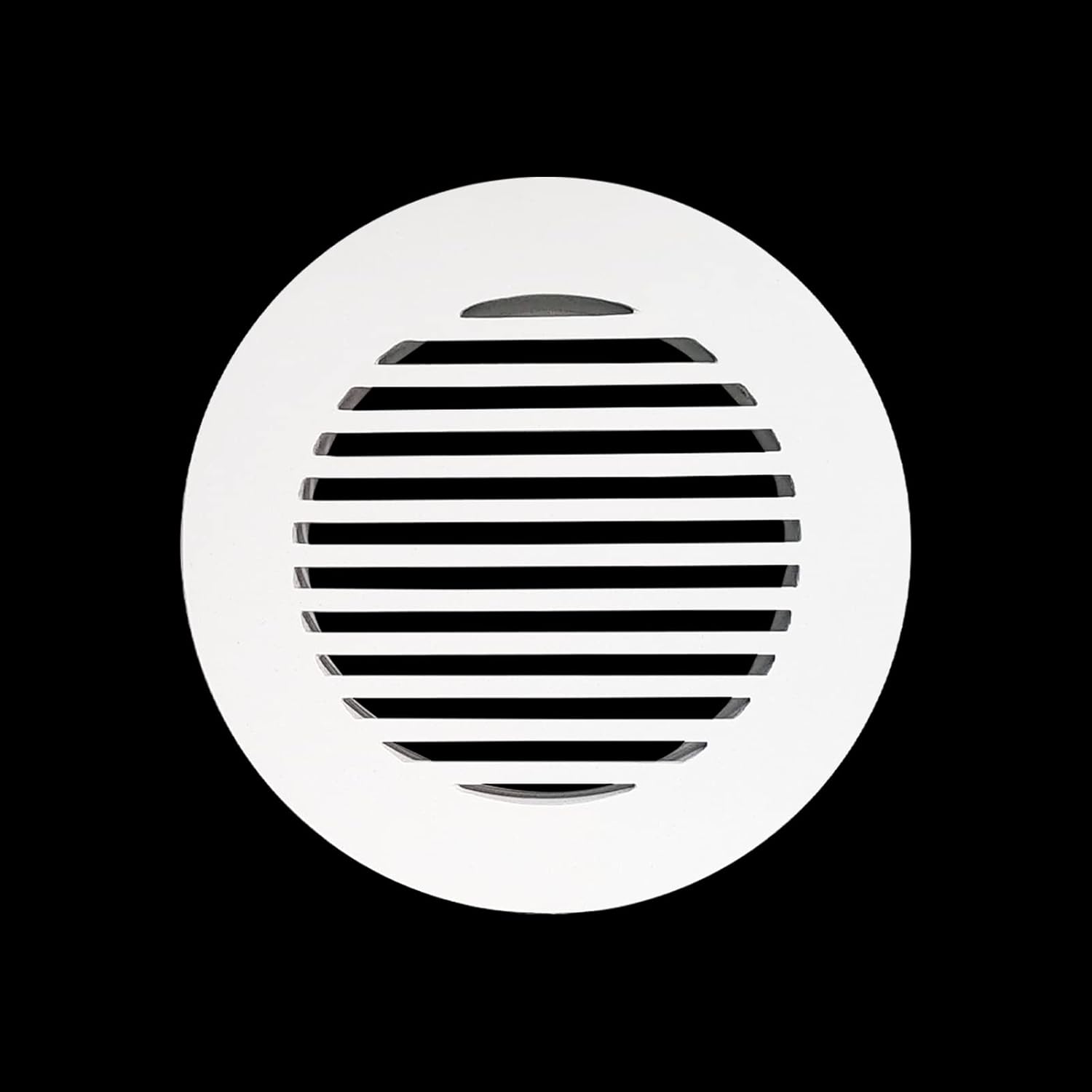 Prima Decorative Round Air Vent Duct Grille 4" (White)