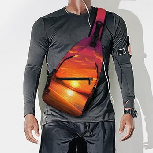 Bolso Cruzado Sunset Sling Bag para Hombre y Mujer miniatura 7