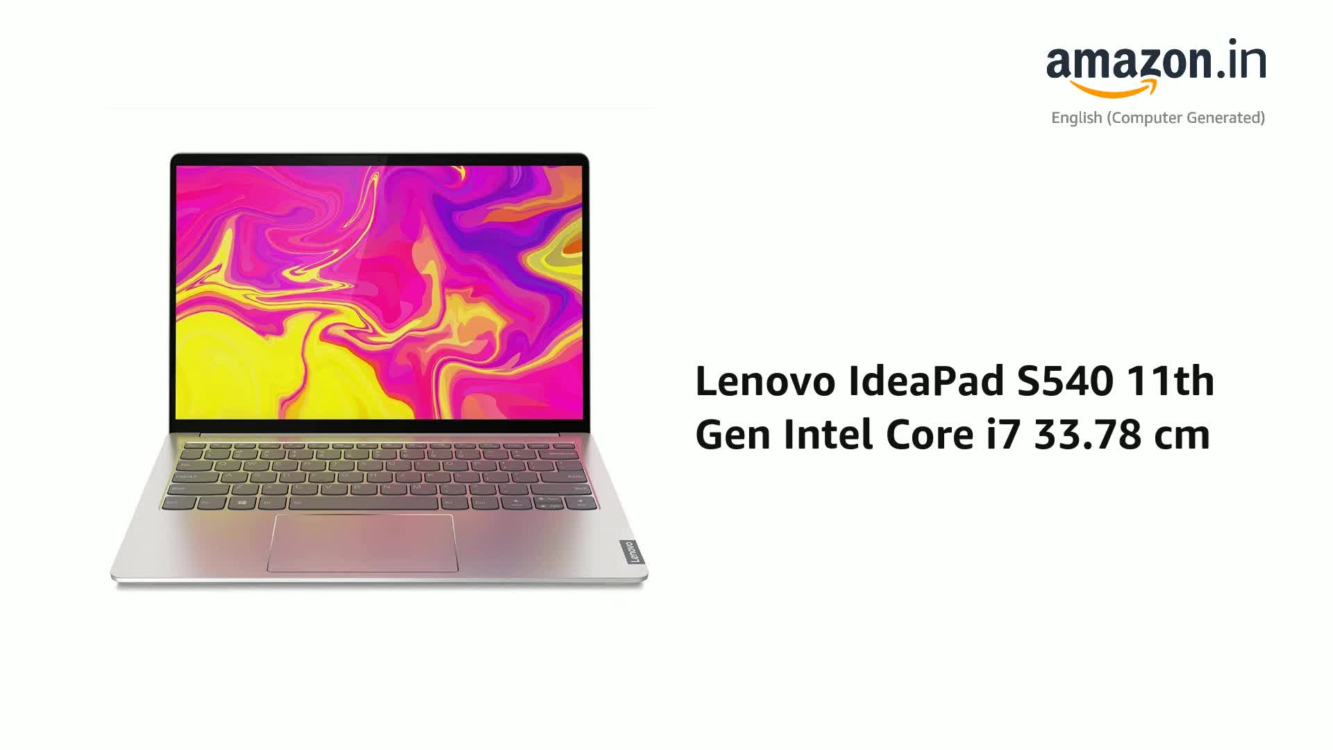 【第11世代Core-i7／訳あり特価】Lenovo IdeaPad S540 Lenovo IdeaPad S540 11th Gen Intel Core i7 33.78 cm (13.3